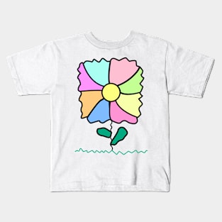 Square flower Kids T-Shirt